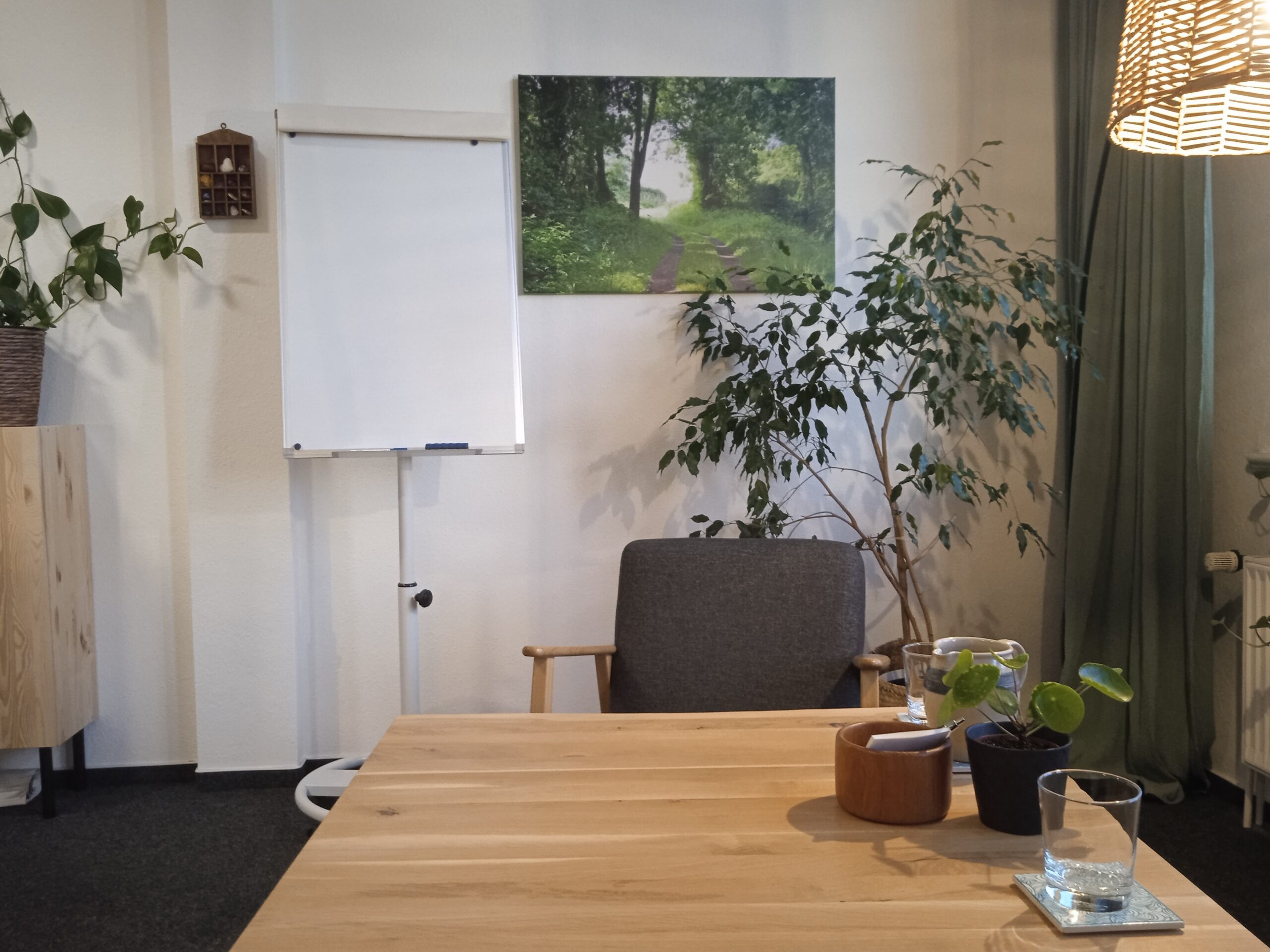 Psychotherapie Outzen Therapieraum Sicht Patient